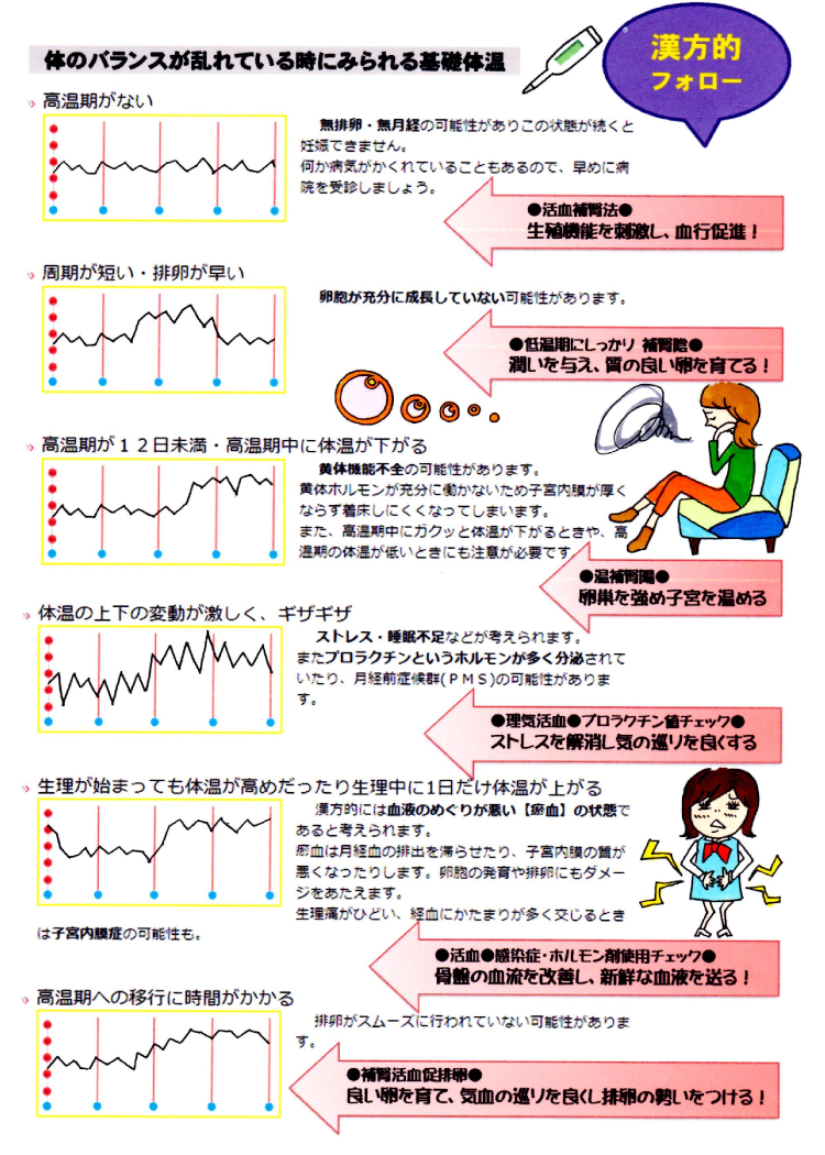 基礎体温表